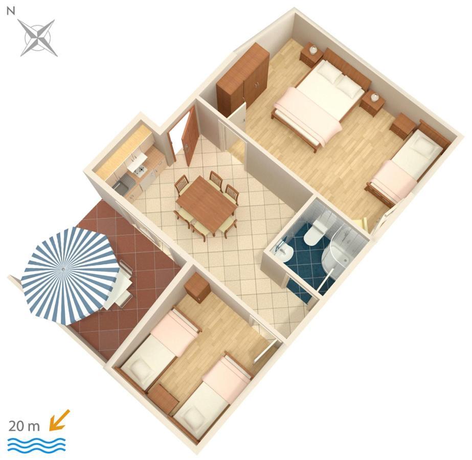 Apartments By The Sea Crikvenica - 2354 エクステリア 写真